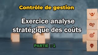 Contrôle de gestion  exercice analyse stratégique des coûts quotEse SONORquot Part 1 [upl. by Norford]