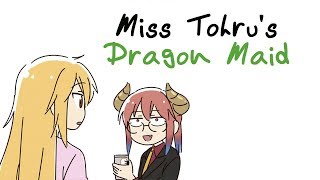 Miss Tohrus Dragon Maid Miss Kobayashi AU Comic [upl. by Bernard481]