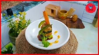 Chicken breast roll with vegetables in balsamic sauce  How to make cheesy sijon chicken rolls [upl. by Ettenwad]