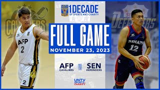 AFP Cavaliers vs Senate Defenders FULL GAME – November 23 2023  UNTV Cup Season 10 [upl. by Parfitt518]