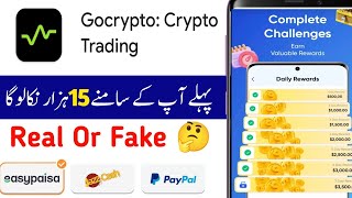 GoCrypto Crypto Trading App Real Or Fake  GoCrypto Crypto Trading Withdrawal  GoCrypto [upl. by Louisa97]