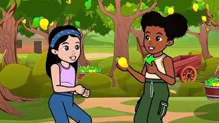 Shake Shake mango tree  Learning With Gracies Corner  Nursery Rhymes [upl. by Essinger956]