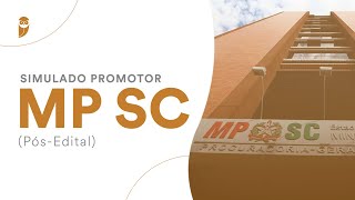 Simulado Promotor MP SC PósEdital  Correção [upl. by Tacita131]