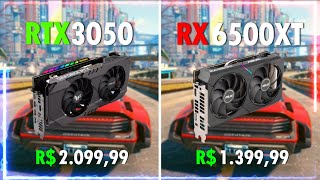 RTX 3050 vs RX 6500 XT  TESTE FPS EM 7 JOGOS 2022 [upl. by Onairam23]