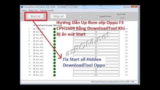 Fix Start all Button Hidden Oppo DownloadTool [upl. by Nets]