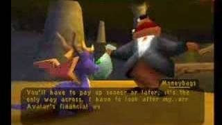 Spyro 2 Glitches Glimmer Skip Moneybags 2 [upl. by Eaves]