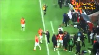 TRIBÜN CEKIMI  Aurelien Chedjou Gol Anı ve Öncesindeki Tezahürat Patlaması  Galatasaray  Chelsea [upl. by Tihor]