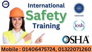 International Safety Training amp Certificate  ইন্টারন্যাশনাল সেফটি ট্রেনিং এবং সার্টিফিকেট safety [upl. by Colinson]