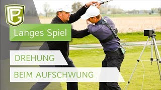 Golf  So machst Du eine optimale Körperdrehung im Aufschwung [upl. by Htez]