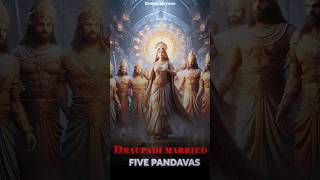 Why Draupadi Married the Five Pandavas facts hinduism shorts [upl. by Portia941]