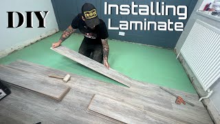 How To Install Laminate Flooring  Easy Step By Step Beginners Guide [upl. by Annodam21]