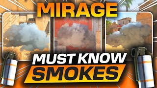 EVERY Smoke You MUST KNOW on Mirage in CS2 [upl. by Ciprian]