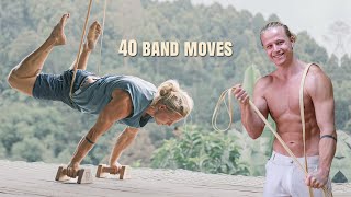 40 Best Resistance Band Exercises for FullBody Calisthenics amp Bodyweight Training [upl. by Anitneuq]