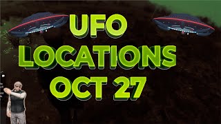 GTA Online UFO Location Oct 27 23  UFO Sighting Halloween 2023 [upl. by Dorian]