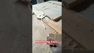 Cara mudah memotong kayu adisutaryo trending woodworking trend [upl. by Sathrum]