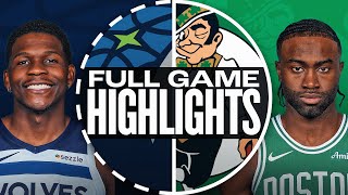 TIMBERWOLVES at CELTICS  FULL GAME HIGHLIGHTS  November 24 2024 [upl. by Kralc]