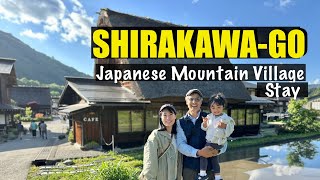 Shirakawago Japanese Village Hotels amp Street View in the Mountains [upl. by Innad868]