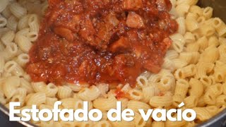 Estofado con carne que sobró del asado 🤩 [upl. by Nosoj998]