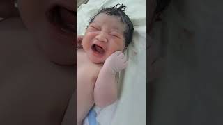 👌🏥💥NEW BORN BABY CRYING JUST AFTER BARTH cute baby angel short shortsvideo baby babies [upl. by Si87]