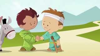 Samaritan  Little Bible Heroes animated childrens stories [upl. by Reyaht573]