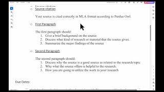 Week Eight Summary and Annotated Bibliography Writing Prompt and Rubric [upl. by Conte232]