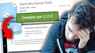 COMPRO LA PEOR COPIA DE GEOMETRY DASH Acabo pidiendo el reembolso [upl. by Stine]