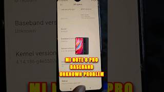 Mi Note 8 Pro Baseband Unknown Problem Solve By BRT Professionals  babatools tipsandtricks [upl. by Anoek]