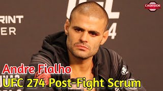 UFC 274 Andre Fialho PostFight Media Scrum [upl. by Relyhcs297]