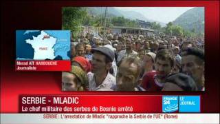 Ratko Mladic  Confirmation de larrestation par Boris Tadic [upl. by Niassuh]