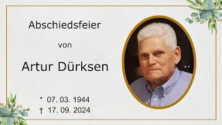 Abschiedsfeier von Artur Dürksen [upl. by Ardyth845]