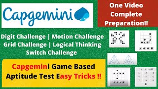 Capgemini Game Based Aptitude in Just One Video  Easy Tricks To Play 🔥🔥 [upl. by Delanie]