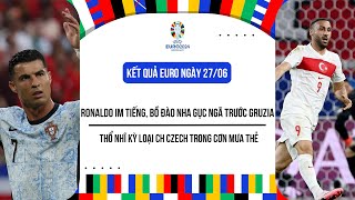 🔥Kết quả Euro 2024  Ronaldo im tiếng Bồ Đào Nha gục ngã trước Gruzia ronaldo cr7 euro2024 [upl. by Ennyleuqcaj]