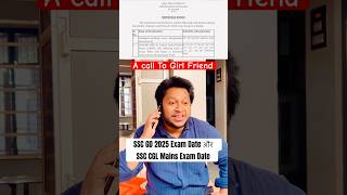 SSC GD 2025 Exam Date Vs SSC CGL Mains Exam Date vs SSC Aspirants shorts viralvideo [upl. by Fidelia]