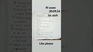 RI exam 300924 1st shift exam questions answers discussionosssc ri ari amin exam analysis video [upl. by Yesnek]