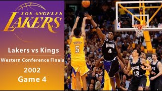 Lakers vs Kings丨Western Conference Finals 2002 Game 4 [upl. by Akla]