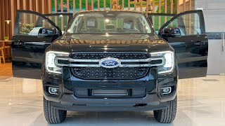 2024 Ford Ranger XLT 20L Bi Turbo  Perfect Pickup 4x4 Black  Exterior and Interior [upl. by Aidole]