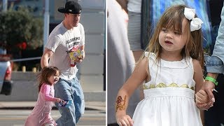 Channing Tatum amp Jenna Dewans Daughter Everly Tatum 2017 [upl. by Amor]