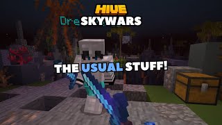 Proof That Even Average Players Can Win…  Minecraft Skywars The Hive [upl. by Errecart]