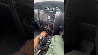 🚘Fortuner base vs top ✅fortuner toyota shortvideos [upl. by Zinck]