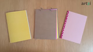 The 3 Easiest Ways of Making a Notebook DIY [upl. by Jaymie]