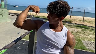 40 cm de Braço na Calistenia  Treino Costa e Biceps [upl. by O'Connor]