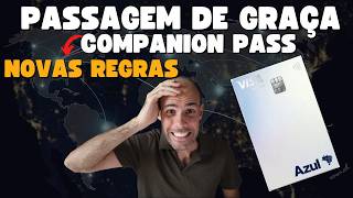 Novas regras PASSAGEM CORTESIA do Companion Pass da AZUL [upl. by Kirstyn689]