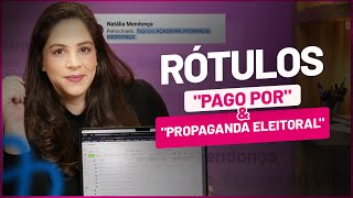 Rótulos para propaganda eleitoral [upl. by Groot339]