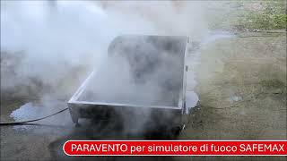 BARRIERA PARAVENTO per simulatore di fuoco Safemax su Canevariit [upl. by Doughty]