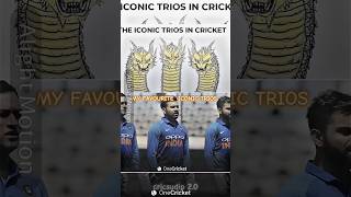 ICONIC TRIOS IN CRICKET cricket trending shorts [upl. by Mcneely6]