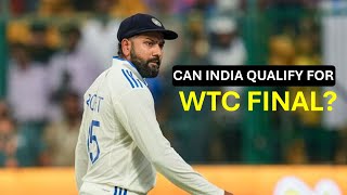 How Can India Reach WTC Final Can They Beat Australia 40  WTC Final Qualification Scenarios [upl. by Gervais]