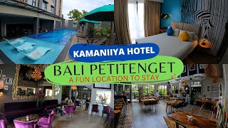 Bali Seminyak Hotels Petitenget Kamaniiya hotel Trendy Part of Bali [upl. by Sonni]