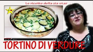 Ricetta Vegetariana  Tortino di verdure  facile e veloce [upl. by Elletsyrk]