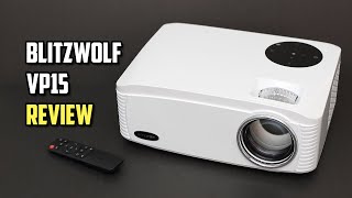 BlitzWolf VP15 InDepth Review  The Best BlitzWolf 1080P LCD Projector in the Market Period [upl. by Jasmine630]