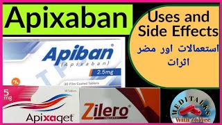 Uses And Side Effects of Apixaban  Uses Of Apixaban  Side Effects of Apixaban  Apixaban Uses [upl. by Mcwherter]